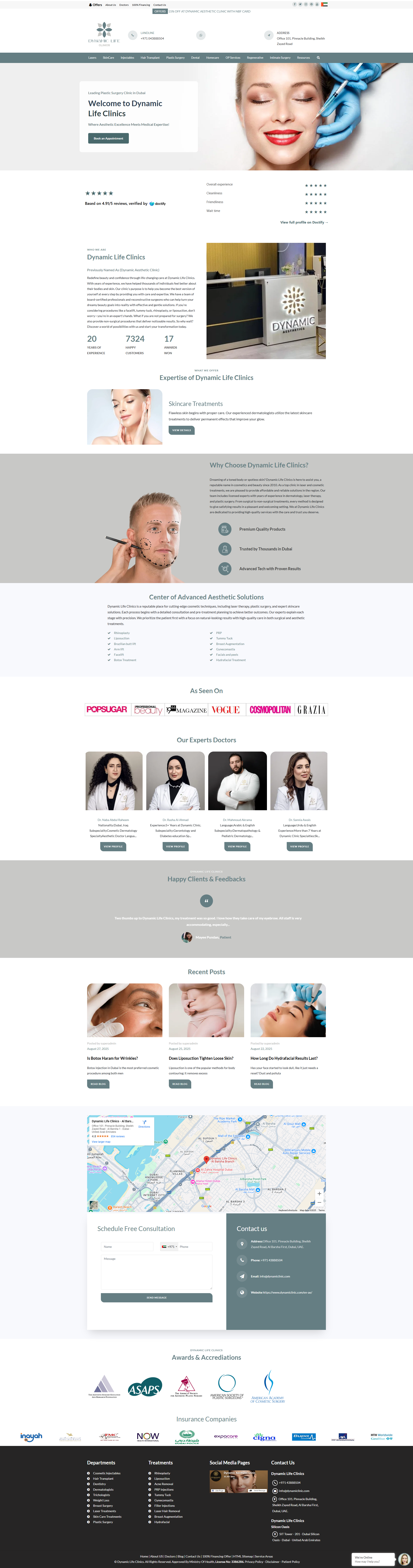 Dynamic Clinic Dubai – Premier Aesthetic & Cosmetic Hub