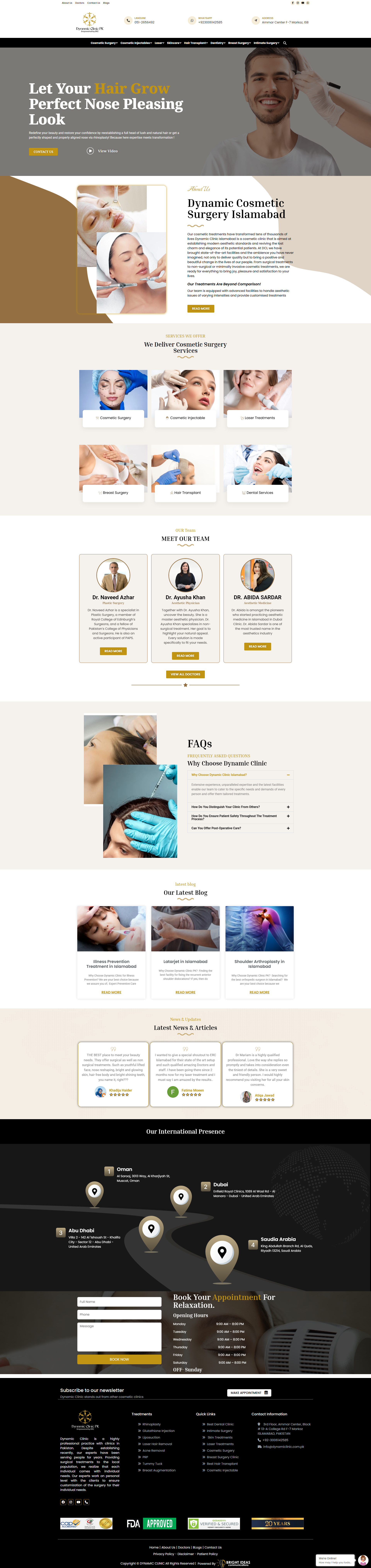 Dynamic Clinic – Cosmetic Excellence & Aesthetic Expertise in Islamabad